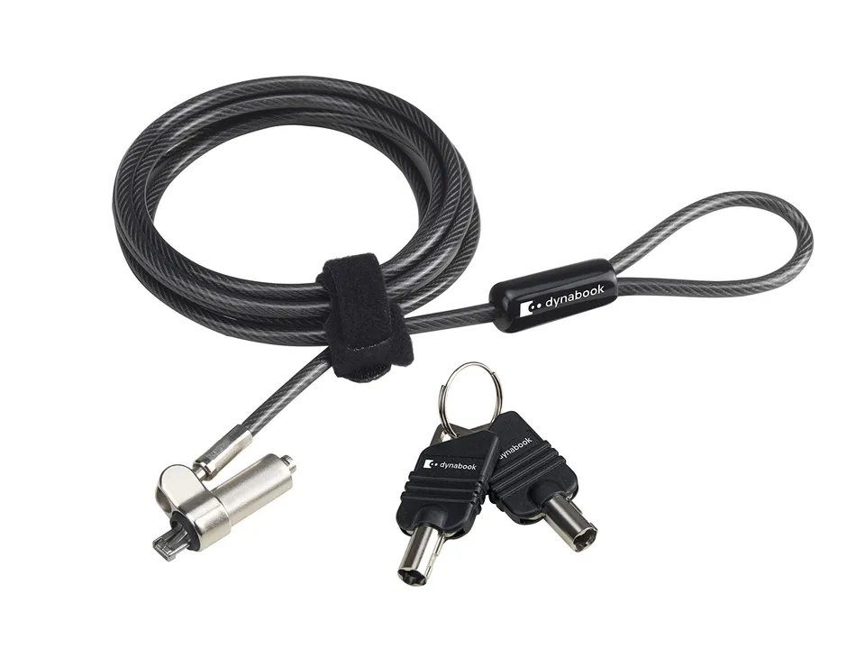 Dynabook lucchetto laptop con chiave cavo 2 m