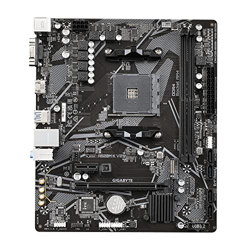 GIGABYTE A520M K V2 scheda madre AM4 Micro-ATX
