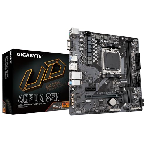 GIGABYTE A620M S2H scheda madre AM5 DDR5 Micro-ATX