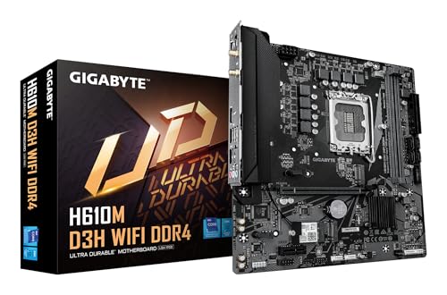 GIGABYTE H610M D3H WIFI DDR4 scheda madre LGA1700 M.2