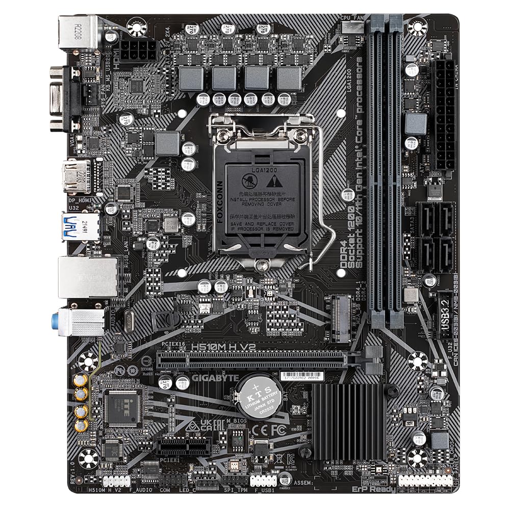 GIGABYTE H510M H V2 scheda madre micro ATX DDR4 LGA1200