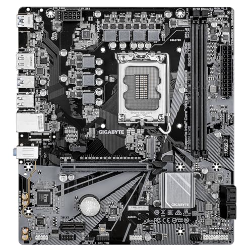 GIGABYTE B760M H V2 scheda madre LGA1700 DDR5 M.2