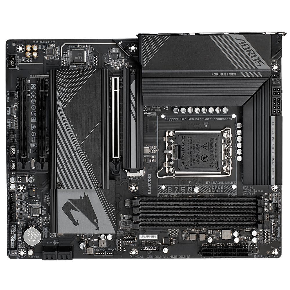 Gigabyte B760 Aorus Elite scheda madre LGA 1700 DDR5