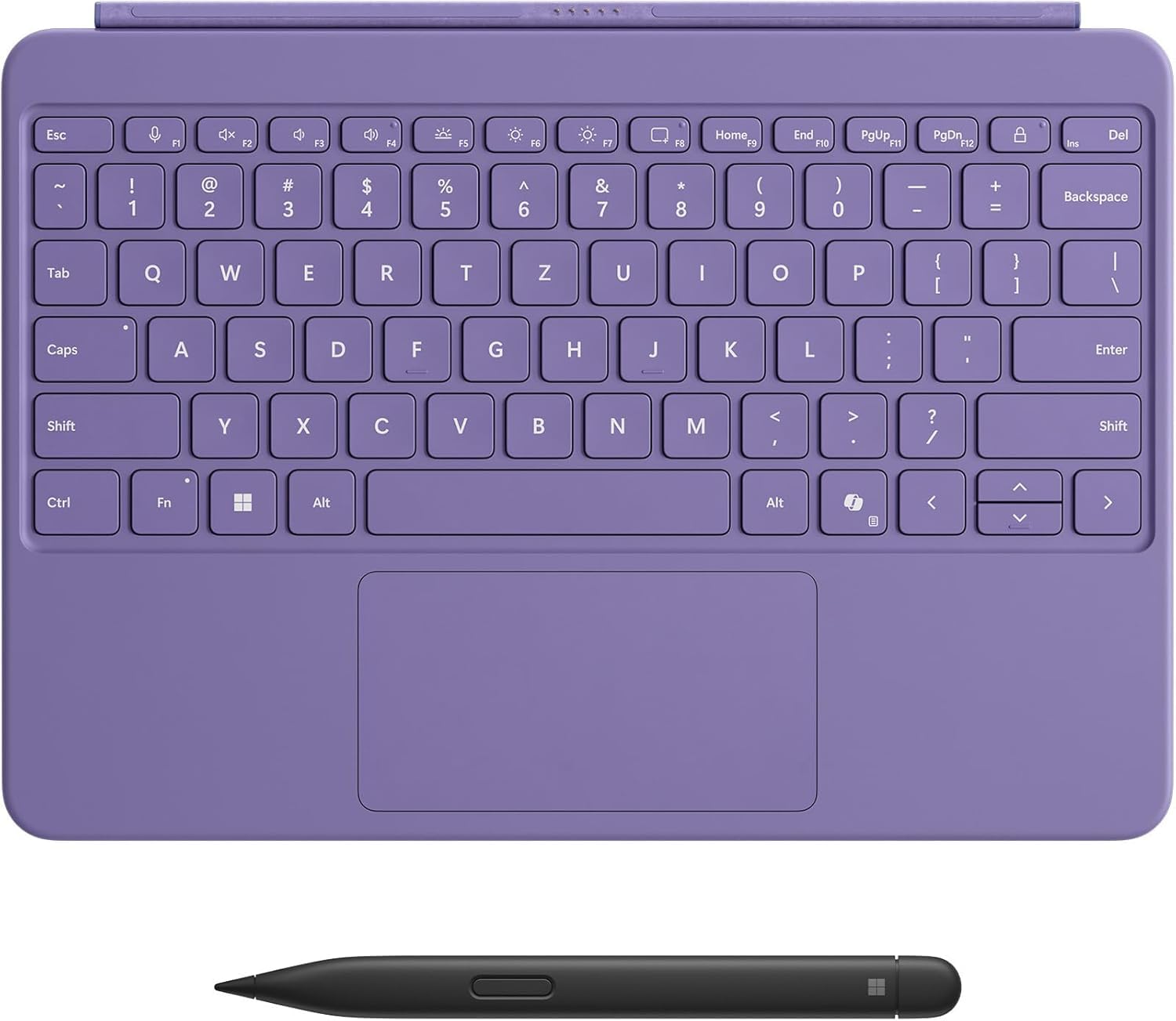 Microsoft Surface Pro 12'' Tastiera con Slim Pen Viola retroilluminata