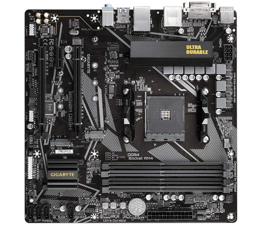 Gigabyte B550M DS3H scheda madre AM4 micro ATX