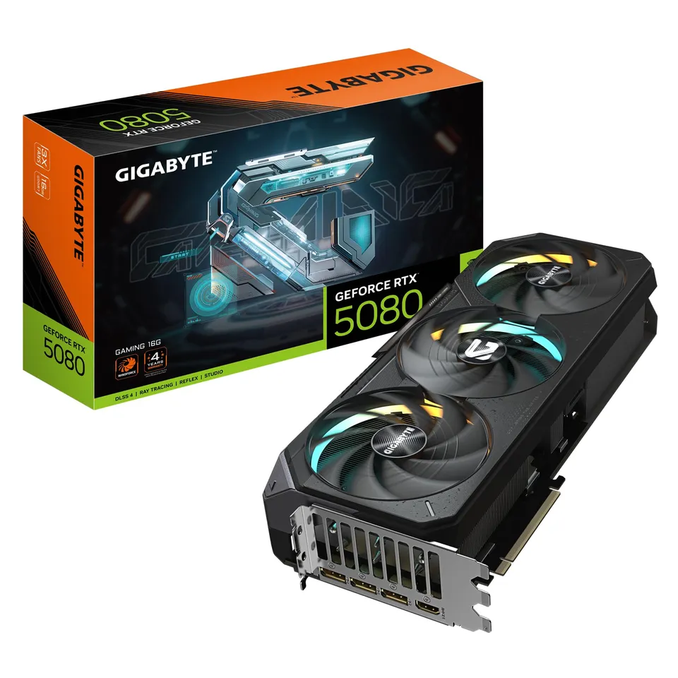 GIGABYTE RTX 5080 GAMING 16G scheda video 16GB GDDR7