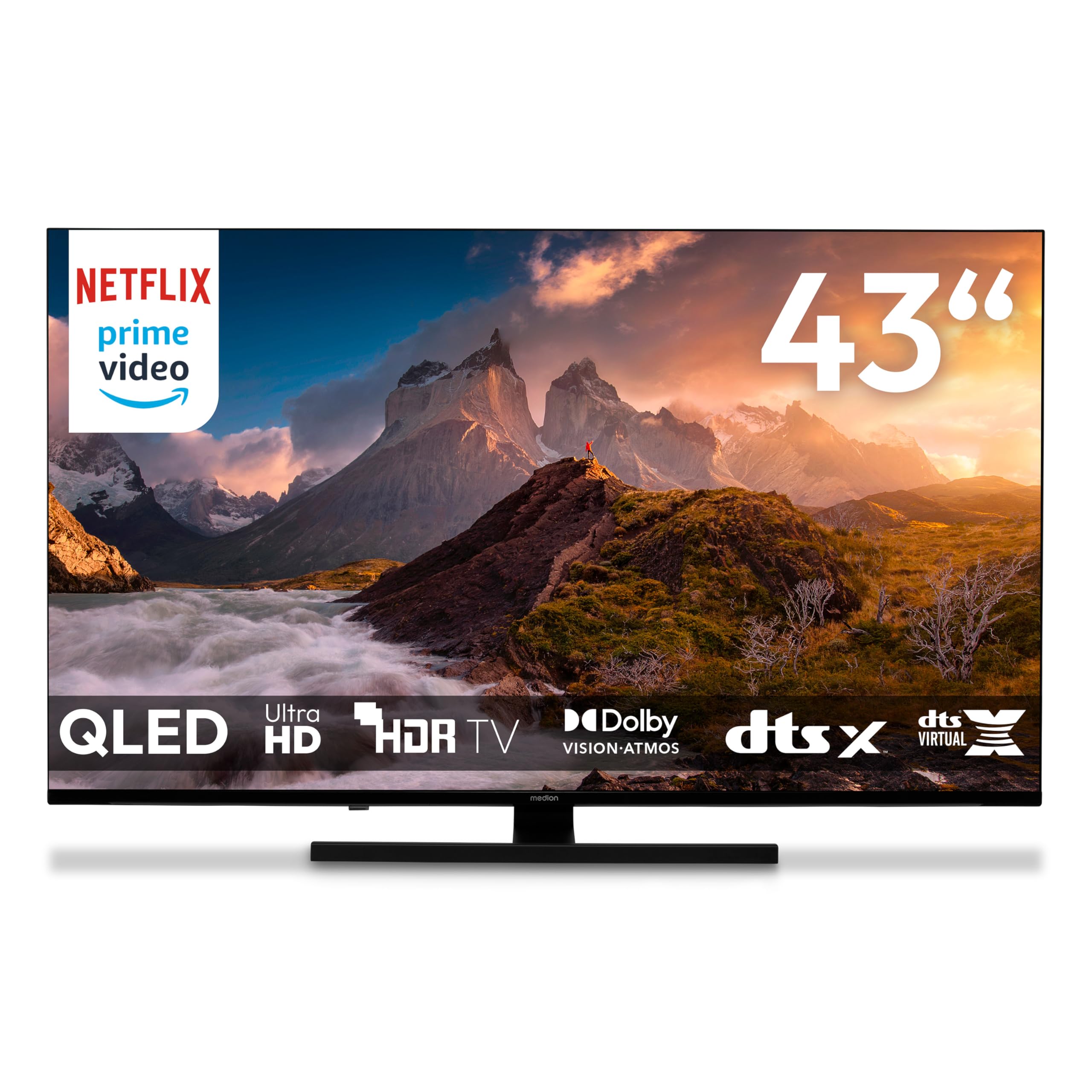 Medion MD843700 TV 43 pollici QLED 4K Google TV