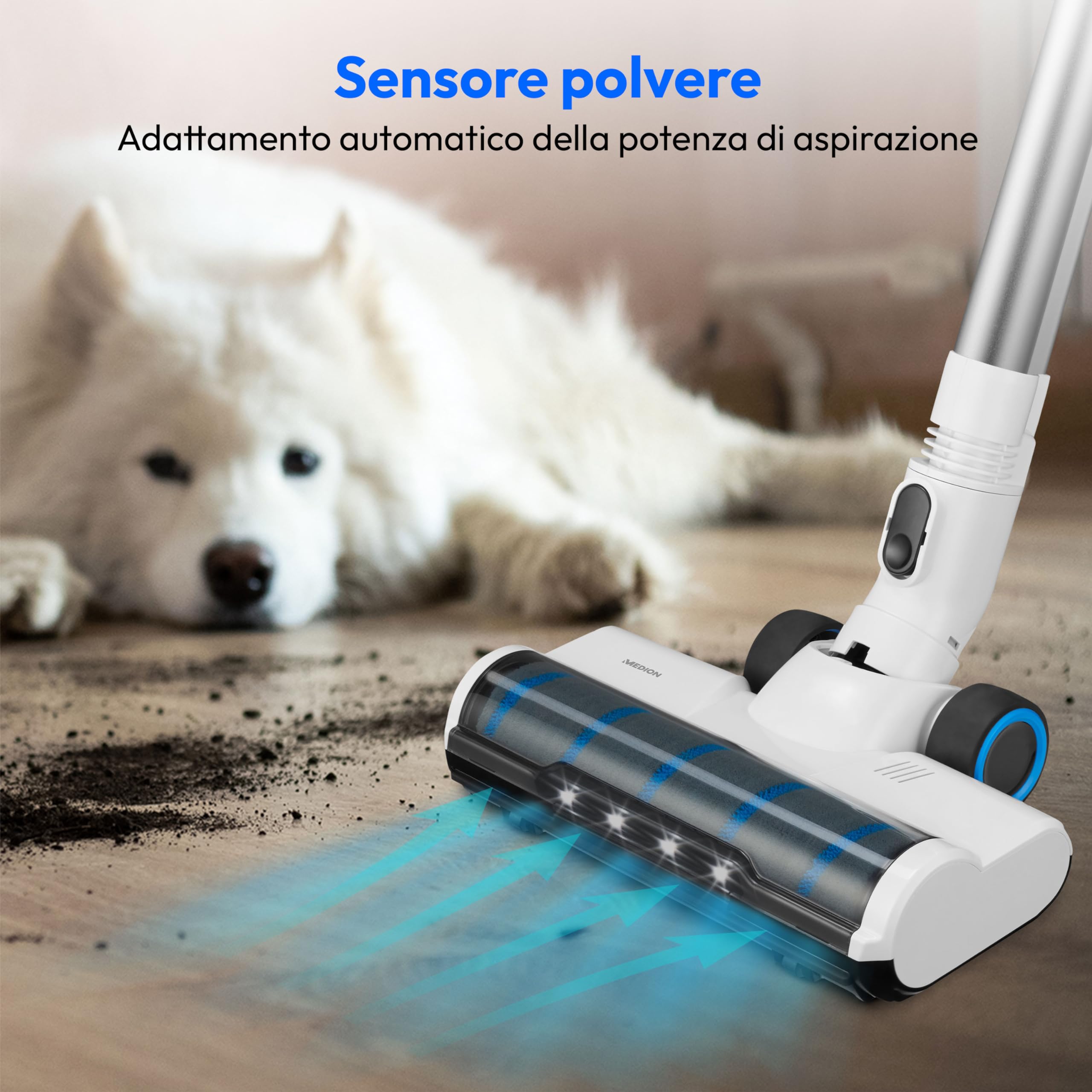 MEDION P250 aspirapolvere verticale senza fili 22kPa