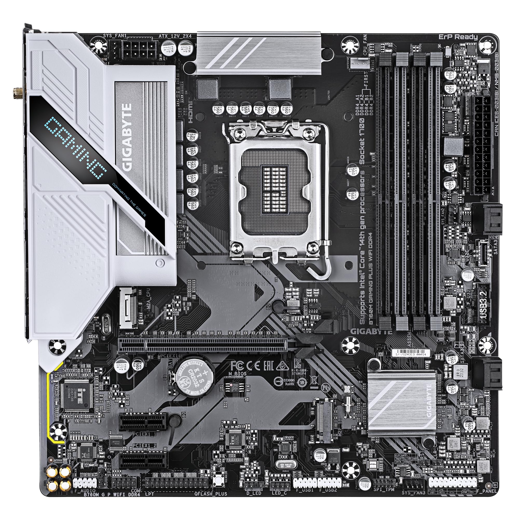 Gigabyte B760M Gaming Plus Wifi Scheda Madre DDR4