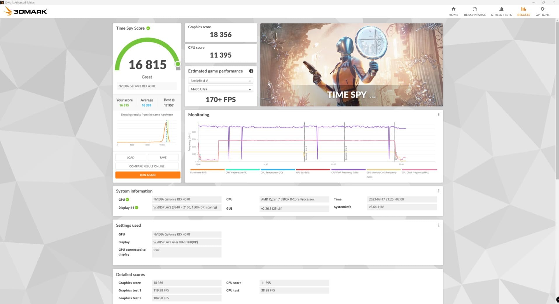 Gigabyte RTX 4070 AERO OC 12GB scheda video GDDR6X