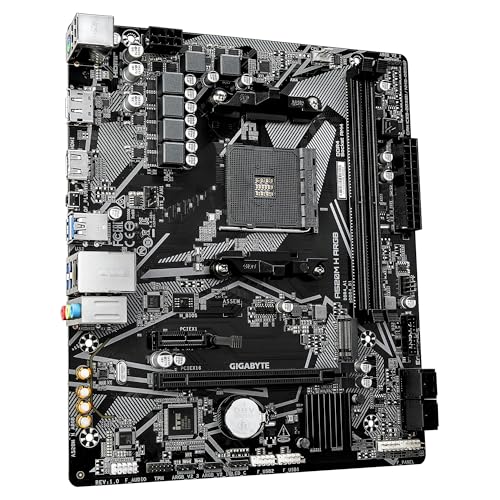 GIGABYTE A520M H ARGB scheda madre AM4 DDR4