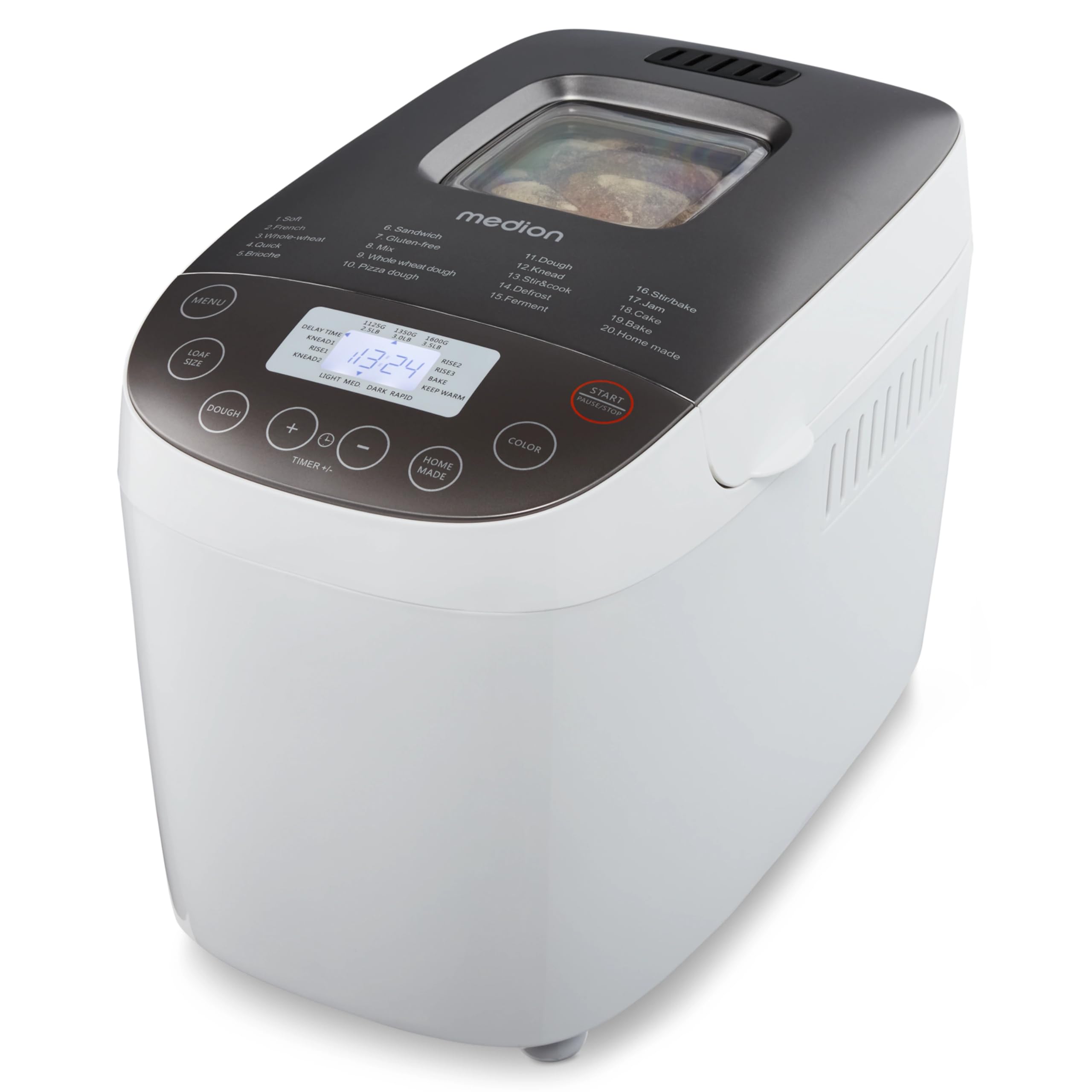 MEDION MD 11011 macchina del pane 19 programmi 1000g doratura regolabile