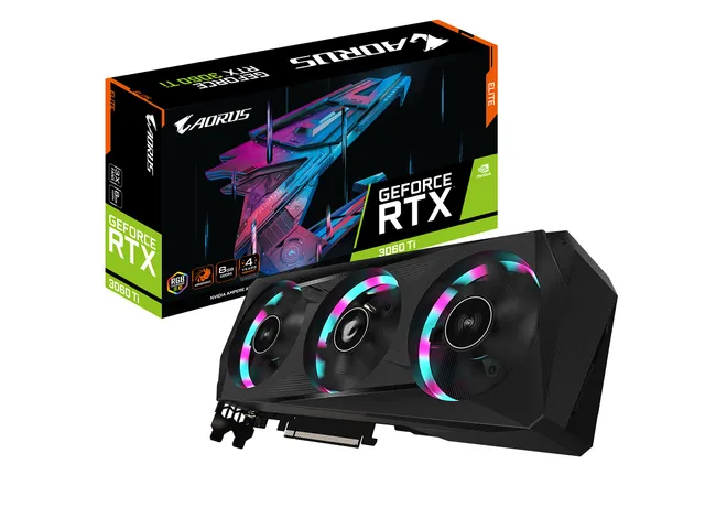 GIGABYTE AORUS GeForce RTX 3060 Ti Elite 8G REV2.0 scheda video GDDR6