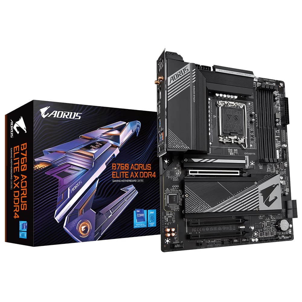 GIGABYTE B760 AORUS ELITE AX DDR4 scheda madre Wi-Fi 6E