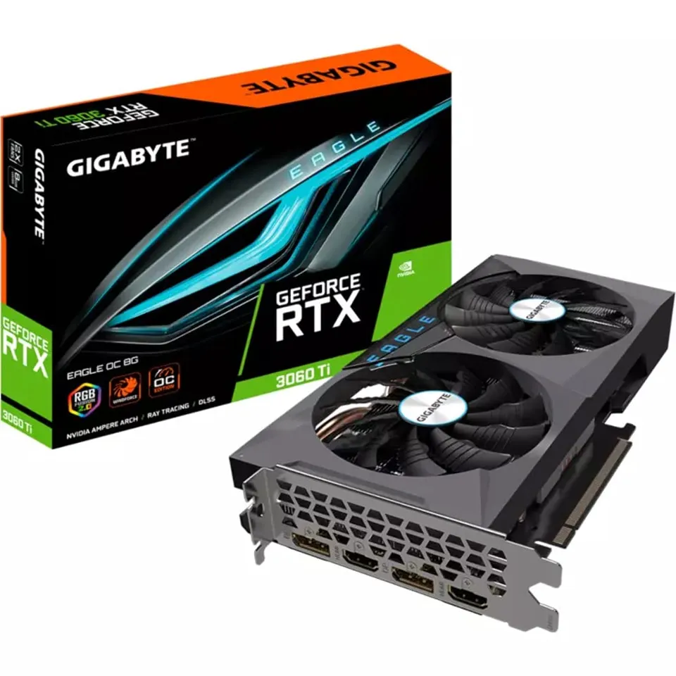 GIGABYTE Eagle RTX 3060 Ti OC scheda video 8GB Rev2.0