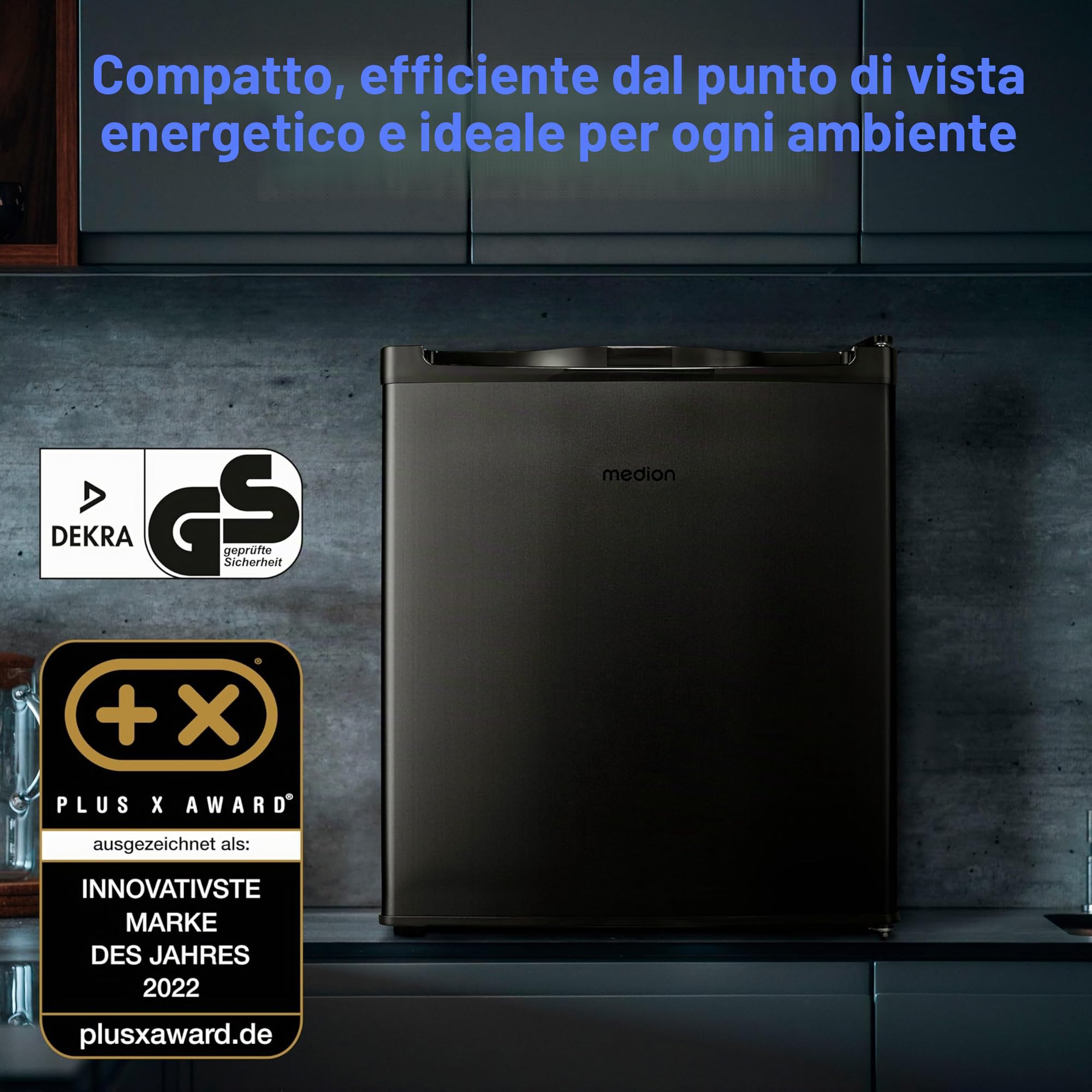 Medion MD37675 Mini Congelatore 33L Grigio