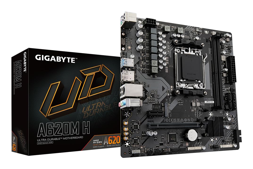 Gigabyte A620M DS3H scheda madre AM5 DDR5 PCIe 4.0