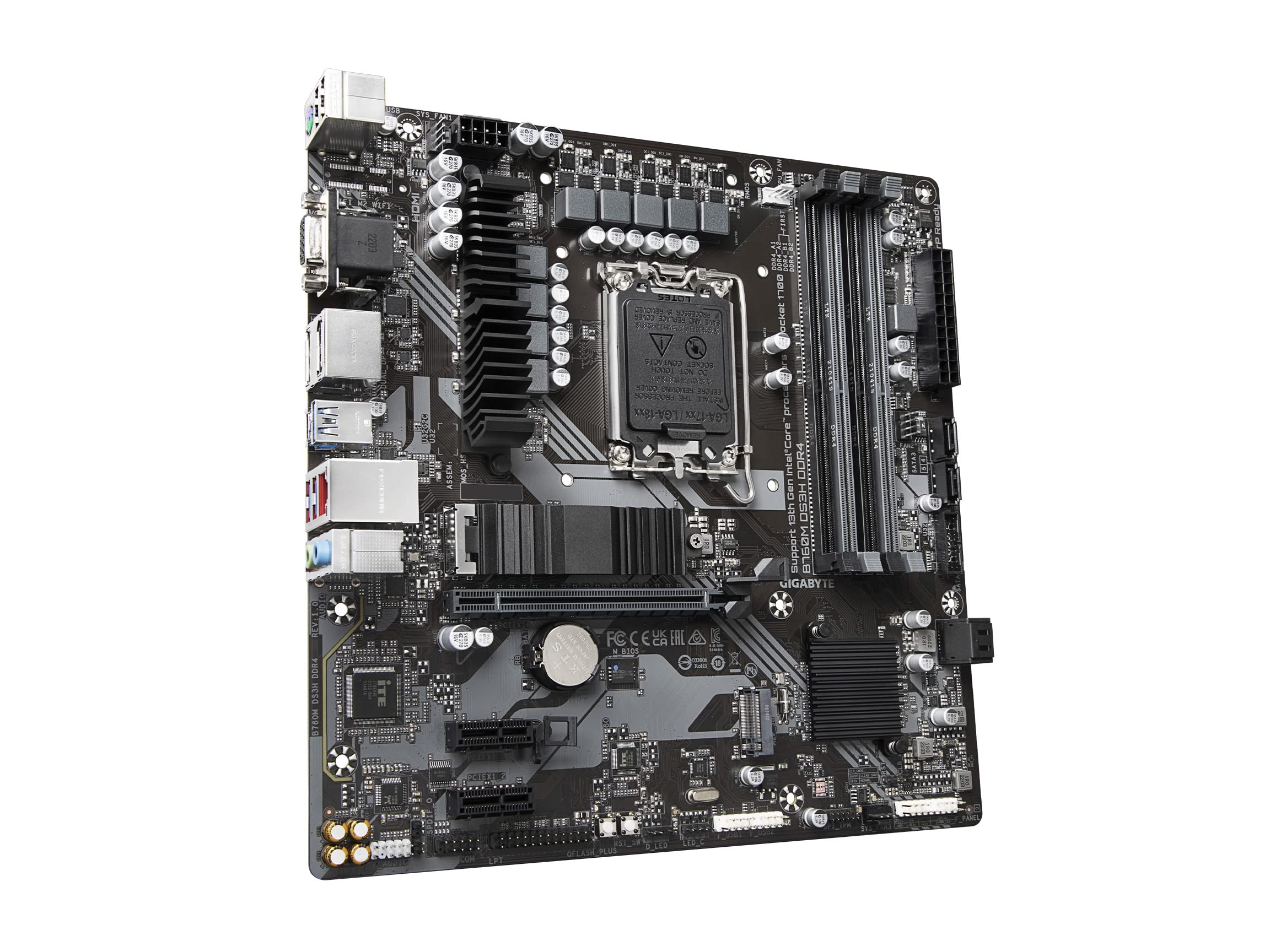GIGABYTE B760M DS3H DDR4 scheda madre LGA 1700