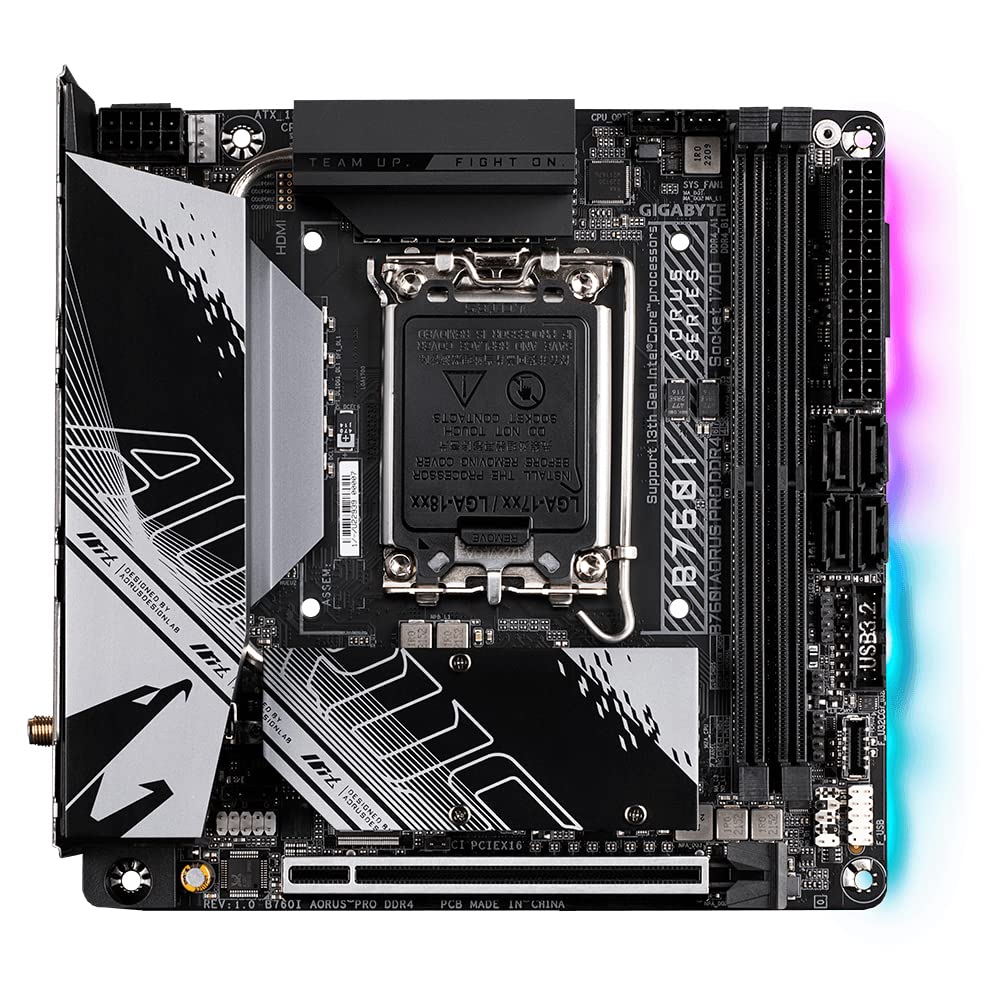 Gigabyte Aorus B760I Pro scheda madre DDR4 Mini-ITX Wi-Fi 6