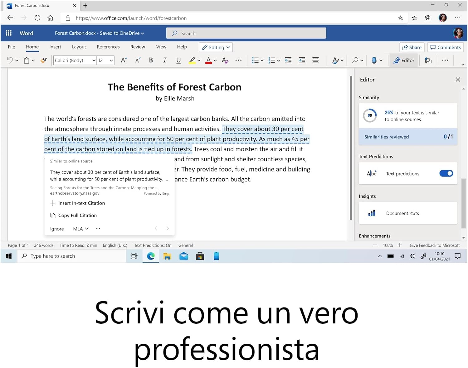 Microsoft Office 2021 Home and Business licenza 1 PC/Mac